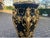 Baroque 1980 Italian Baroque Black Gold Pedestal 1pc For Sale - Image 3 of 15