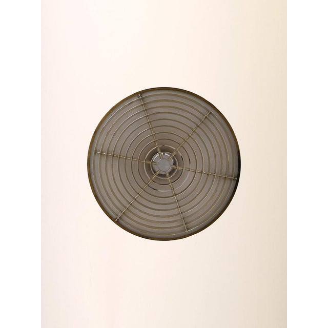 Metal Vintage Golden Pendant Lamp, 1960s For Sale - Image 7 of 8