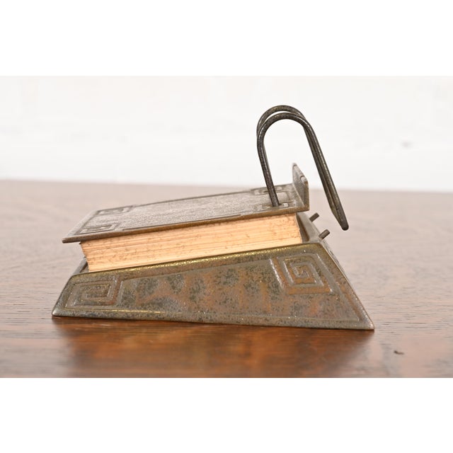Early 20th Century Tiffany Studios New York Zodiac Bronze Perpetual Desk Calendar, Circa 1910 For Sale - Image 5 of 12