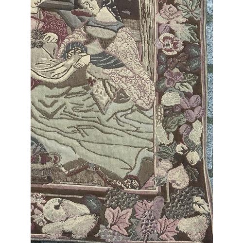 Mid-Century French Aubusson Style Jacquard Tapestry, 1960s For Sale - Image 17 of 18