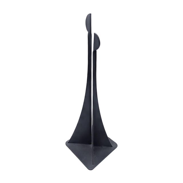 1960s Danish Modern "Nearness" Cast Iron Sculpture by Winckler For Sale In Miami - Image 6 of 11