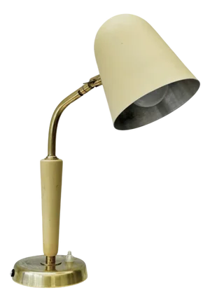 Scandinavian Modern Table Lamp, Bertil Brisborg, Nordiska Kompaniet, 1940s attributed to Bertil Brisborg for Nordiska Kompaniet