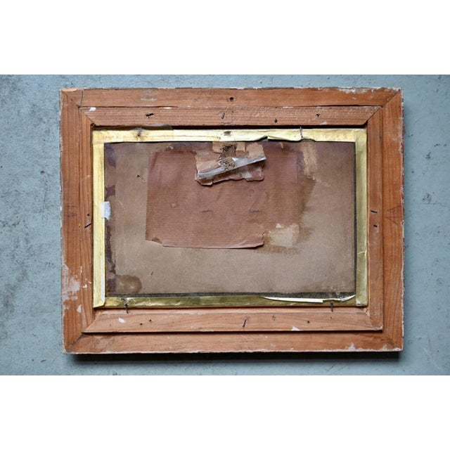 Fountain Scene, 1920s, Drawing, Framed For Sale - Image 6 of 7