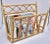 Boho Chic 1960s Vintage Burnt Bamboo Magazine Rack For Sale - Image 3 of 13