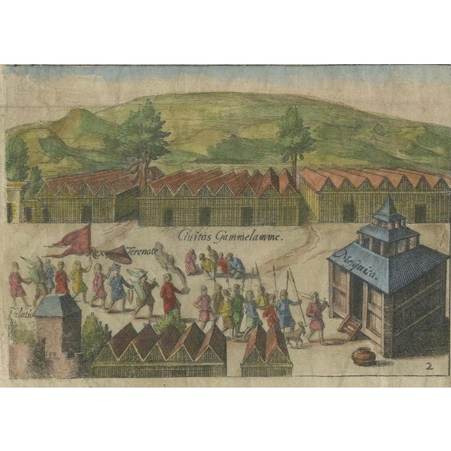 Title: mauritius, banda islands, ternate and tuban – orlers, leiden 1610 antique print from jan janszoon orlers’ den...