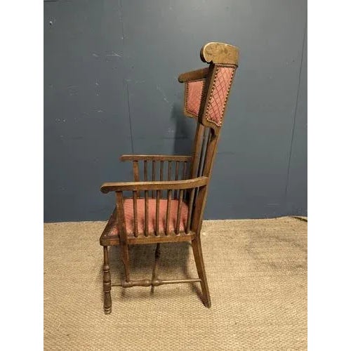 Wingback Armchair, Early 20th Century For Sale - Image 3 of 7