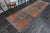 1970s 1970s Vintage Handmade Wool Cotton Orange Runner Rug For Sale - Image 5 of 11