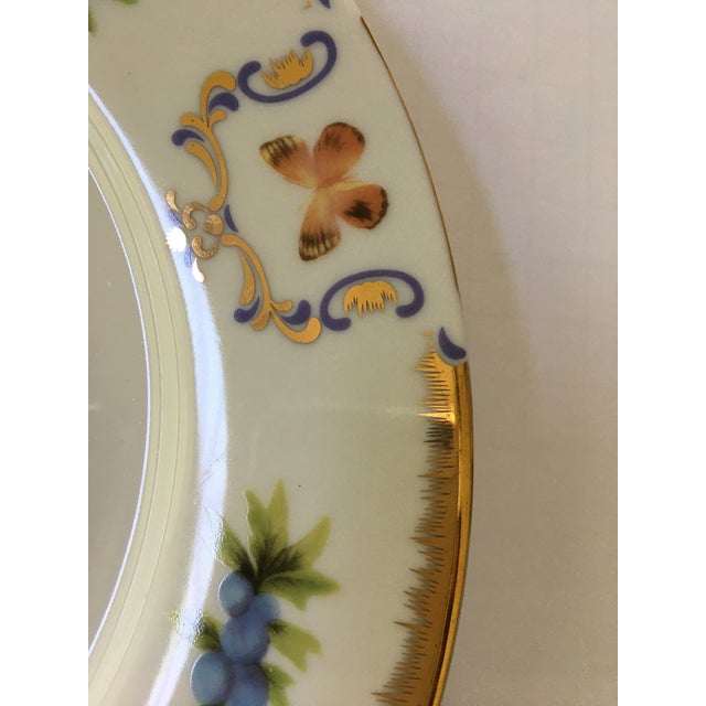 Set of 6 - I Godinger & Co. Gold Trimmed Porcelain 10 Set of 6 - I Godinger & Co. Gold Trimmed Porcelain 10
