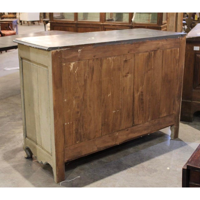 Wood French Provincial 19th Century Painted Buffet For Sale - Image 7 of 7