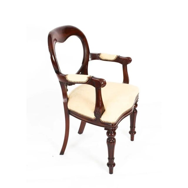 Antique William IV Extending Dining Table and Chairs, 1800s, Set of 17 For Sale - Image 16 of 18