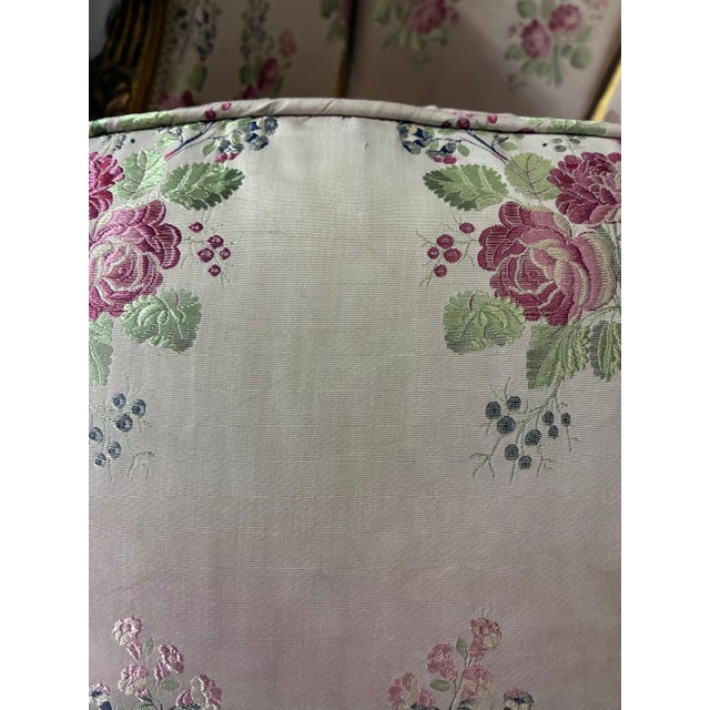 Rare Louis XVI Gold-Leaf Salon Set W/Original Silk Upholstery For Sale - Image 18 of 18