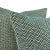 Contemporary Gp & J Baker Glanville in Teal Pillow Cover - 20" X 20" Teal and Gray Geometric Weave Cushion Case For Sale - Image 3 of 5