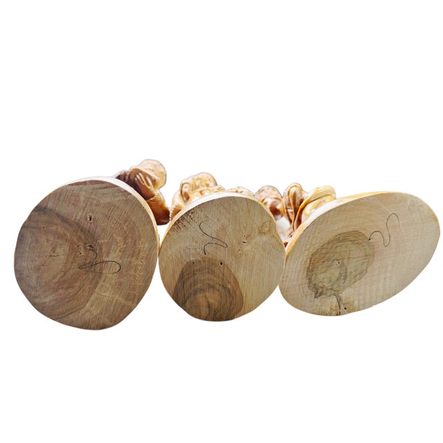 Mid-20th Century Bethlehem Olive Wood Nativity Set, 15 Pieces, Master Carved With Provenance For Sale - Image 16 of 18