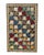 An expressive hand-knotted Gabbeh nomad rug in vibrant colors. The rectangular panels are in vibrant red, blue, green,...