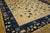 Textile 1900s Beige Background Color With Floral Design Antique Chinese Peking Rug For Sale - Image 7 of 9