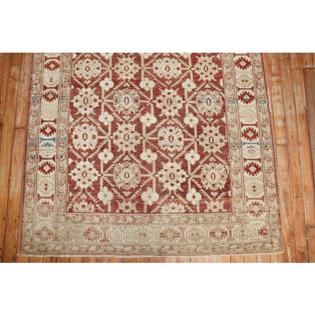 19th Century Antique Zabihi Collection Caucasian Shirvan Rug - 3'8" x 3'8" For Sale - Image 4 of 8