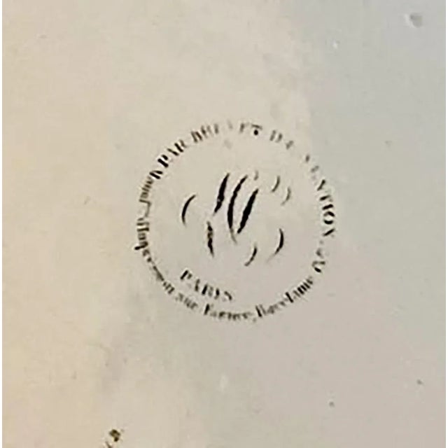 French French Creil Theo's Plates - a Pair For Sale - Image 3 of 4