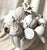 1960s White Ceramic Italian Blanc De Chine Fruit Topiary Centerpiece For Sale - Image 9 of 11