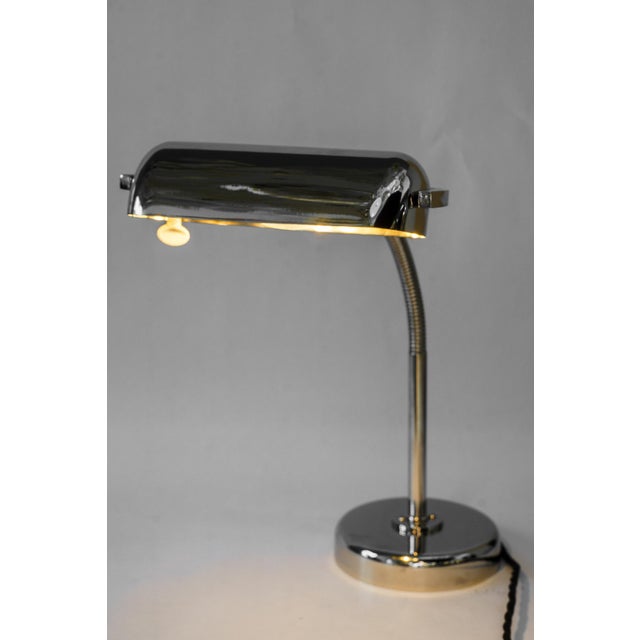 Art Deco Flexible Nickel Plated Table Lamp, 1920s For Sale - Image 13 of 15