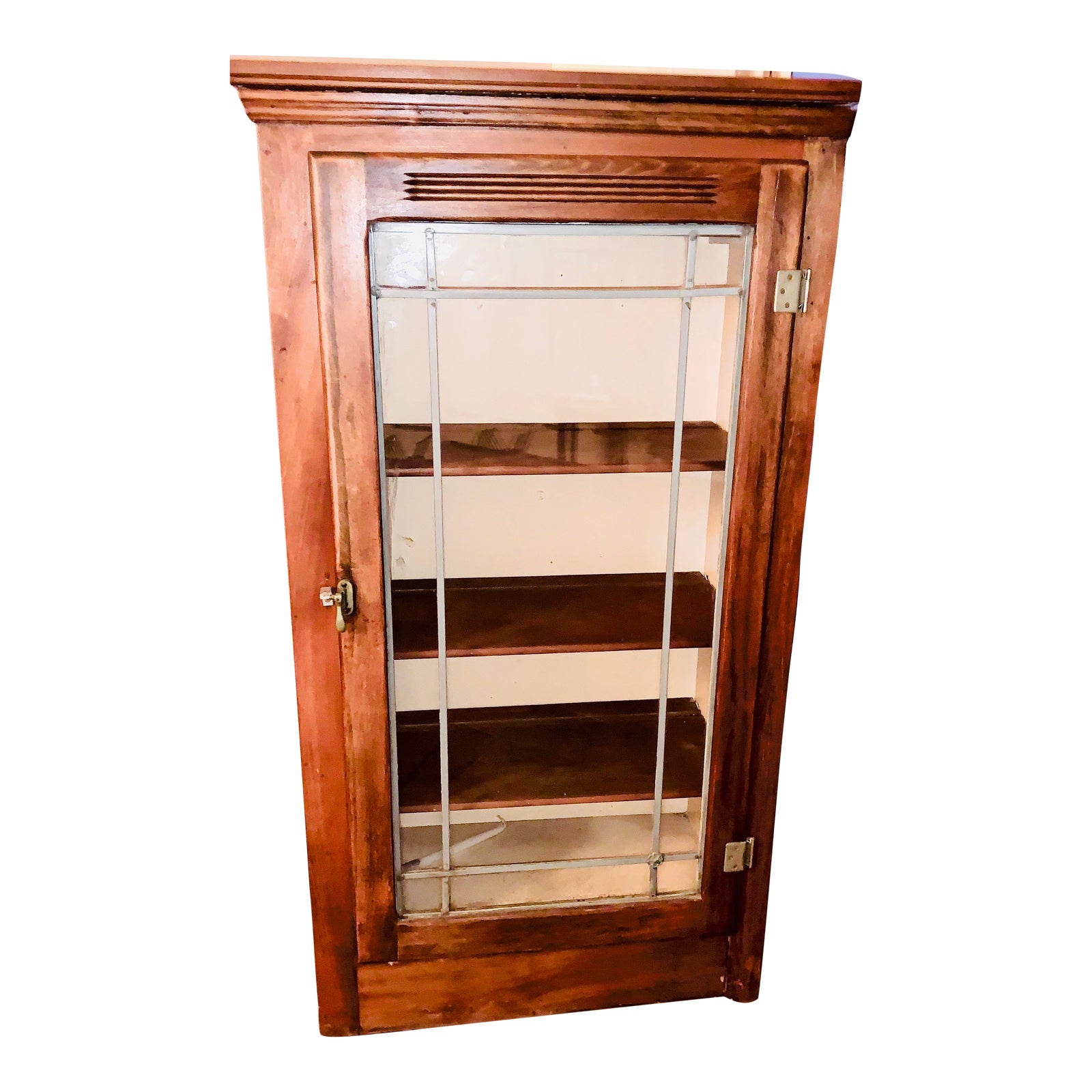 Mid 19th Century Display/China With Shelving Drawer and Full