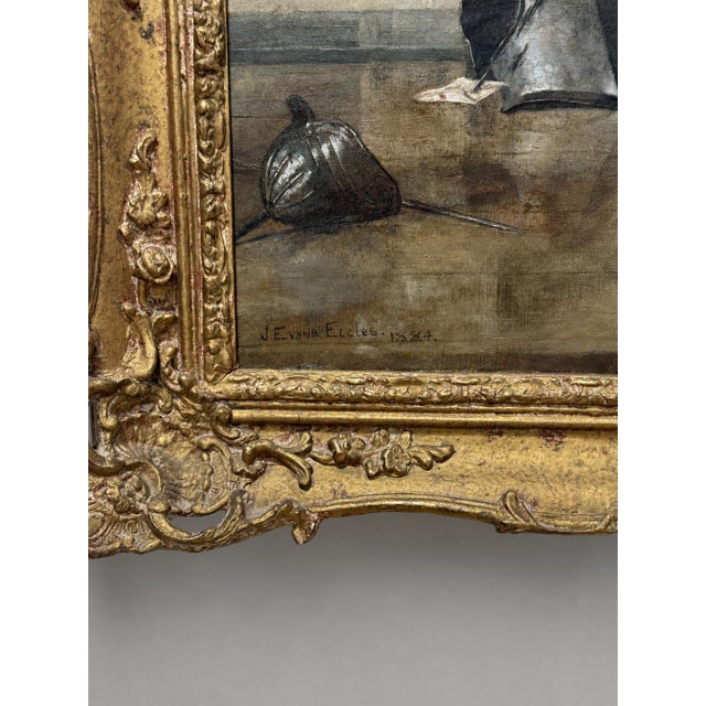 Brown John Evans Eccles (British, 19th Century) "The Disappointed Lover" C. 1884 For Sale - Image 8 of 14