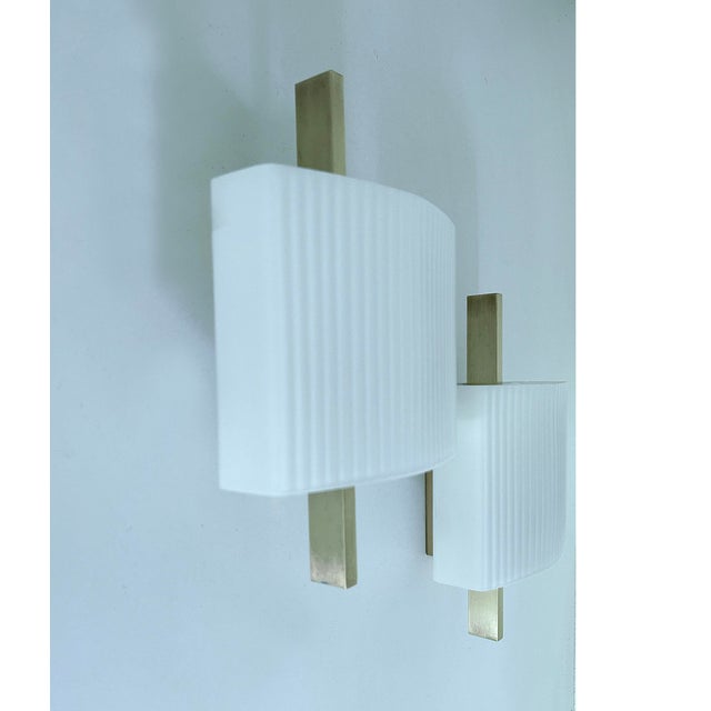 Vintage Space Age Brass Sconces from Hillebrand Lighting, 1960s, Set of 2 For Sale - Image 14 of 18