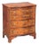 English Bachelor's Small Chest or Bedside Cabinet of Burl Walnut For Sale