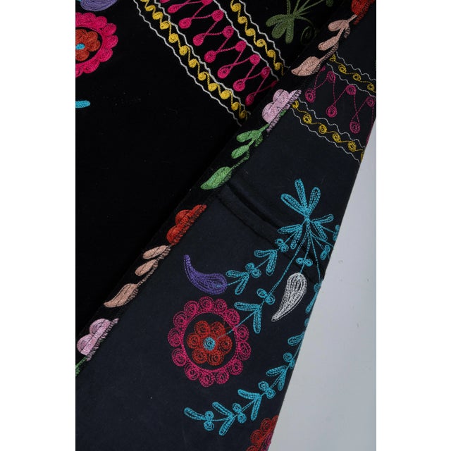Suzani Velvet Wall Hanging Decor For Sale - Image 9 of 10