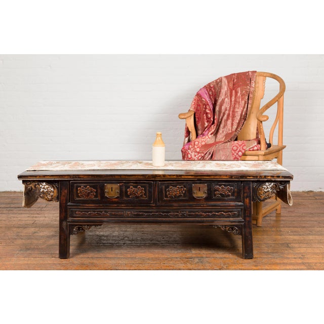 A vintage Chinese ceramic flask from the mid 20th century, with yellow glaze. We have several available, priced and sold...