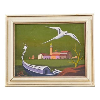 Romano Vitali, Landscape, 2000s, Painting, Framed For Sale