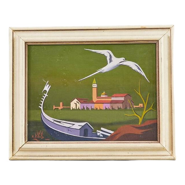 Romano Vitali, Landscape, 2000s, Painting, Framed For Sale
