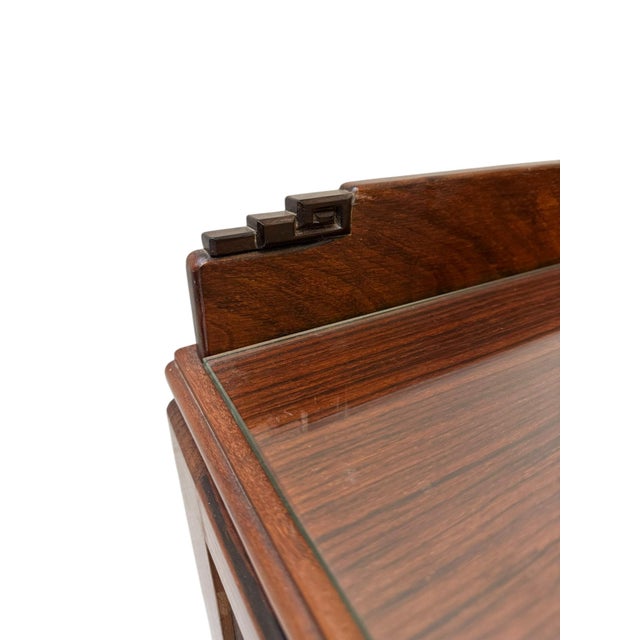 Wood Vintage Amsterdam School Display Cabinet, 1920s For Sale - Image 7 of 11