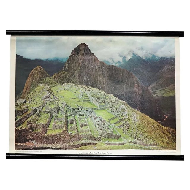 Macchu Picchu Inca City Peru Photo Poster, 1970s For Sale - Image 6 of 6