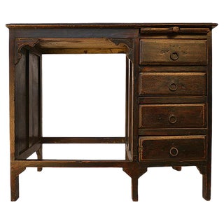 Vintage Birch Desk, 1980s For Sale