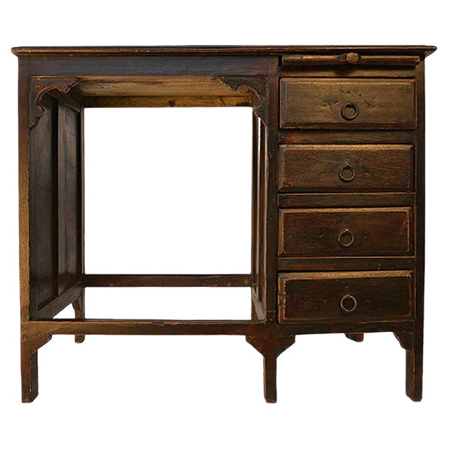 Vintage Birch Desk, 1980s For Sale