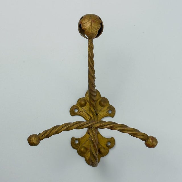 Antique Early 20th Century Bronze Wall Hook, Italy For Sale - Image 3 of 17