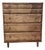 Fully Restored Mid-Century Modern Baumritter "Roommates" 4-Drawer Tall Chest For Sale