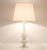 White Large Mid-Century Murano Glass Table Lamp from Barovier & Toso, Italy, 1960s For Sale - Image 8 of 13
