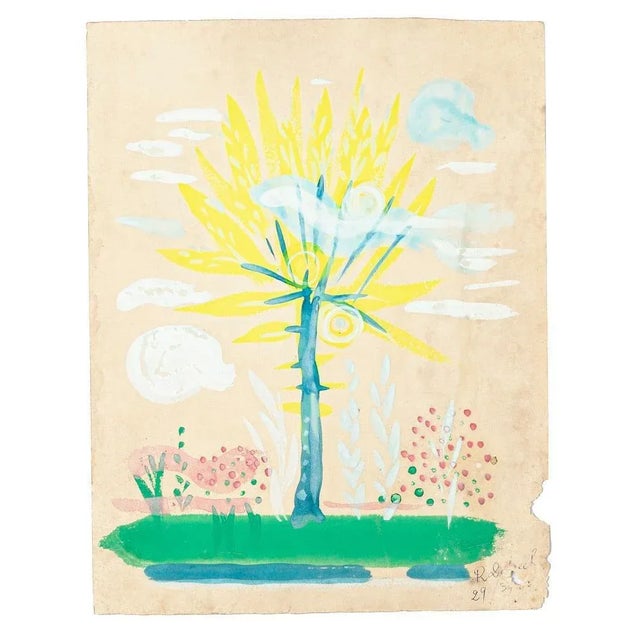 Landscapes View is an original Modern artwork realized by Jean-Raymond Delpech (Hanoi, 1916 – 1988). Good conditions. This...