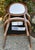 Ethan Allen Walnut Armchair Oval Back Louis XVI Carved French Accent For Sale - Image 18 of 18