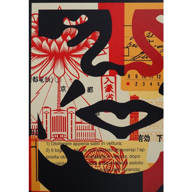 Shepard Fairey, Face Collage III, Lithograph For Sale - Image 4 of 8