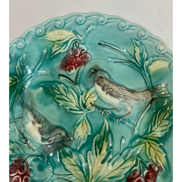 Just arrived this beautiful plate by Onnaig. This is an antique French Majolica (Barbotine) plate, produced around the...
