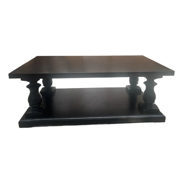Restoration Hardware Balustrade Coffee Table For Sale