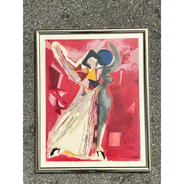 Capturing the soaring drama of Verdi’s timeless masterpiece, this vibrant Metropolitan Opera “La Traviata” lithograph is a...