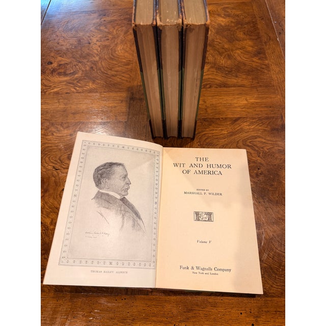Antique "The Wit and Humor of America" Book Lot – Volumes Iv, V, VI & IX For Sale In Greenville, SC - Image 6 of 9