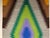 Vintage Navajo Rug, Eye Dazzler Pattern, Wool & Cotton, Native American Wall Art, 2x3 For Sale - Image 13 of 15
