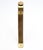 Traditional Set of Vintage Brass Curtain Rod Brackets For Sale - Image 3 of 5