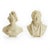 Giuseppe Benassai, Sculpture Busts, 1884, Alabaster, Set of 2 For Sale - Image 9 of 9
