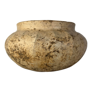 Mayan Melon Vessel, Late Classic Period, Circa 600-800 Common Era