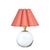 The Giorgio Mini Table Lamp provides a soft, inviting glow through its wild poppy scalloped shade, making it a perfect...